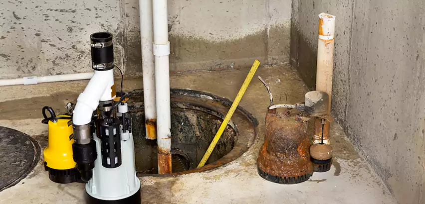 Installing Sump Pump in Finished Basement in Vernon Hills, IL